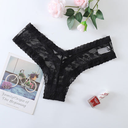 Panties Women Lace Underwear Sexy Low Rise Briefs