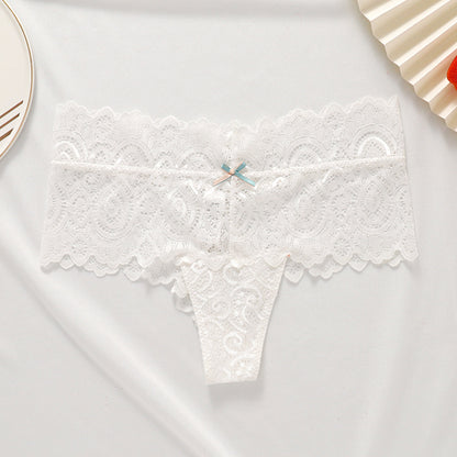 Women Sexy Thongs Lace Panties Low-waist Briefs Intimates