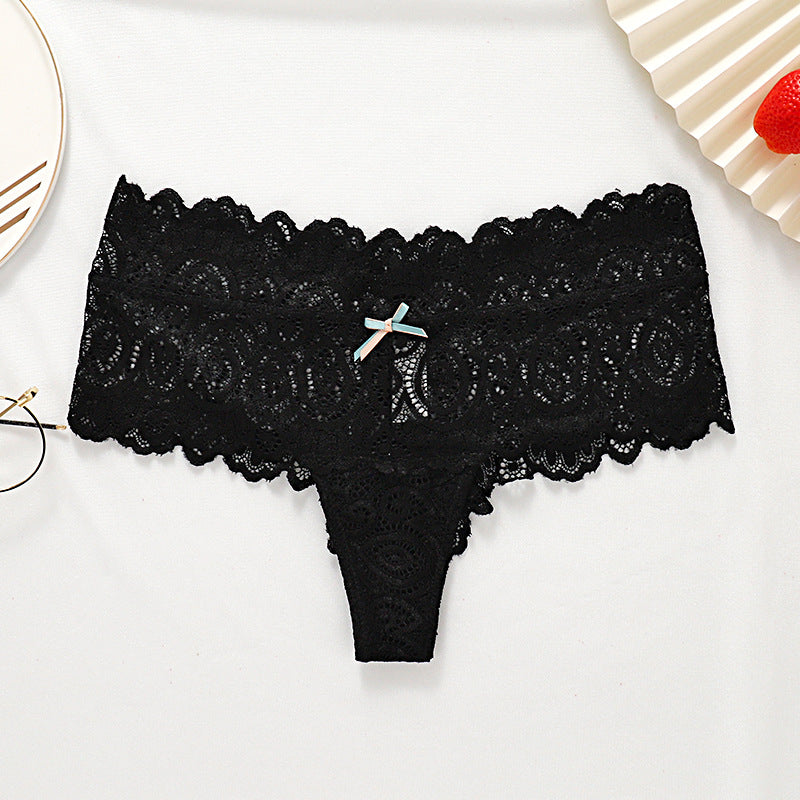 Women Sexy Thongs Lace Panties Low-waist Briefs Intimates