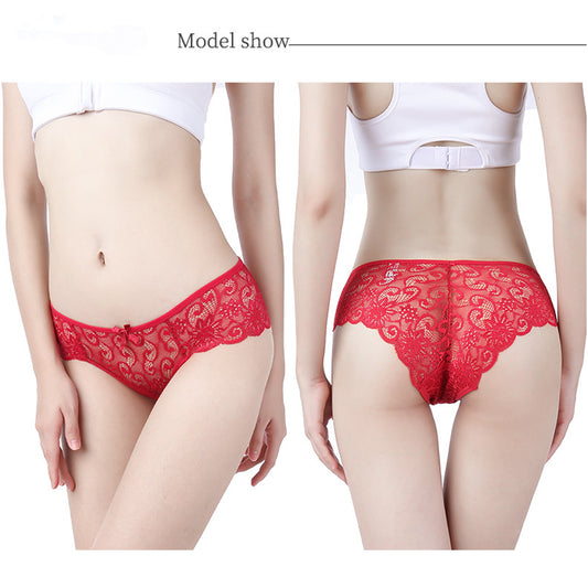 Sexy Lace Hollow Briefs - Breathable & Comfortable